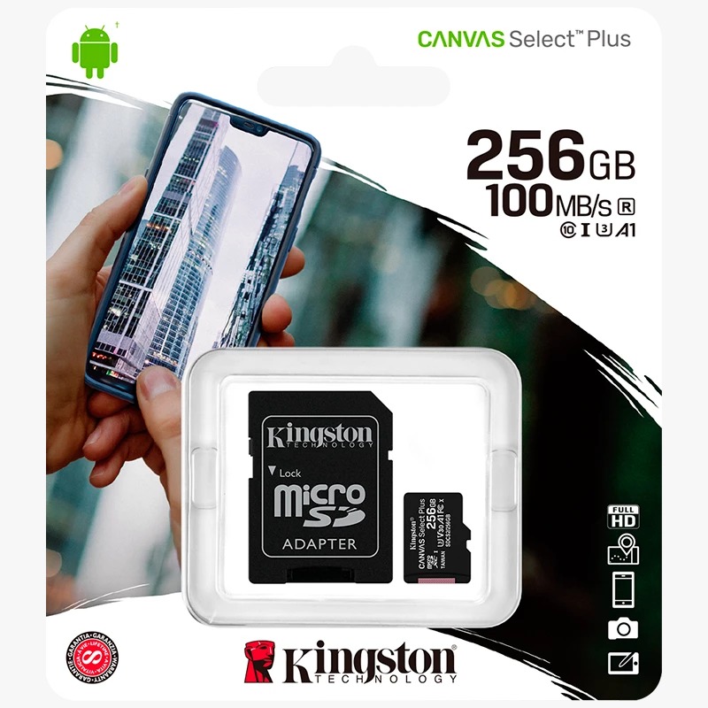 Memoria Micro SD Kingston 256GB